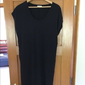 Z Supply mid length black tee shirt dress
